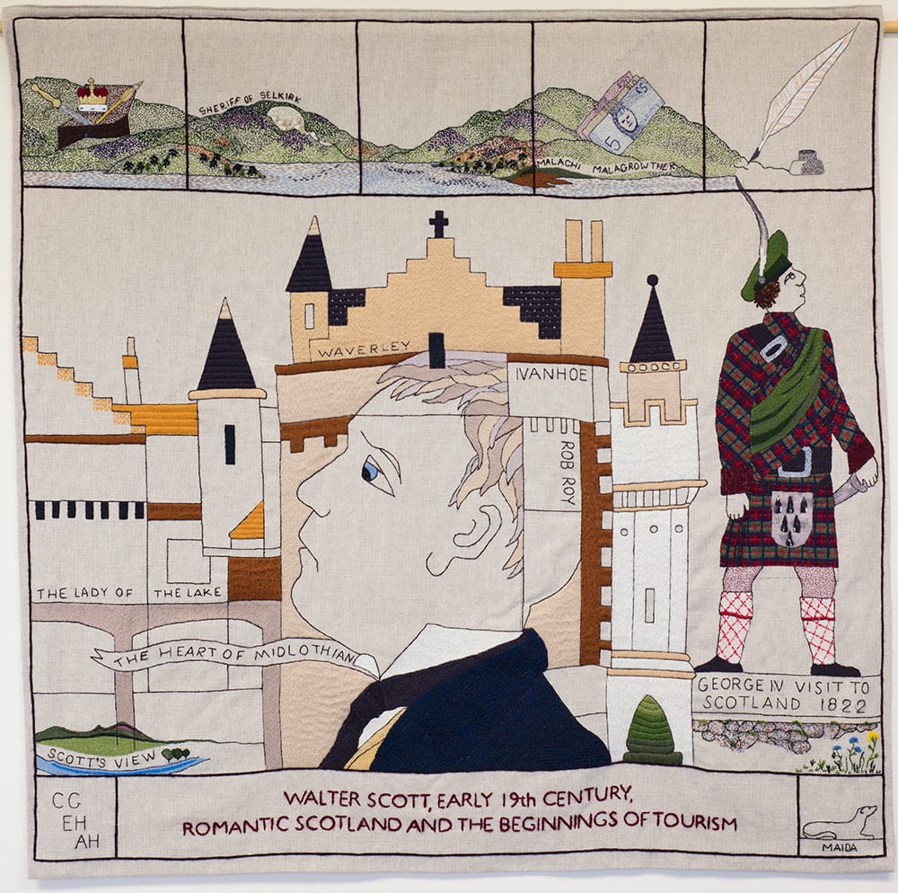 Walter Scott panel The Great Tapestry of Scotland