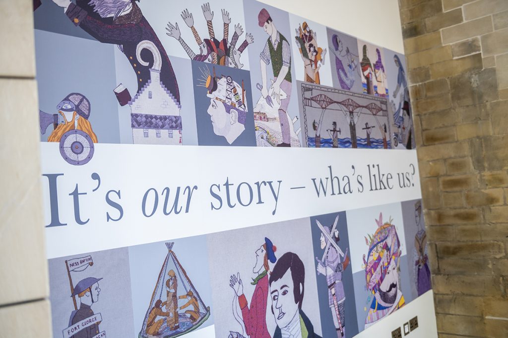 Story board The Great Tapestry of Scotland