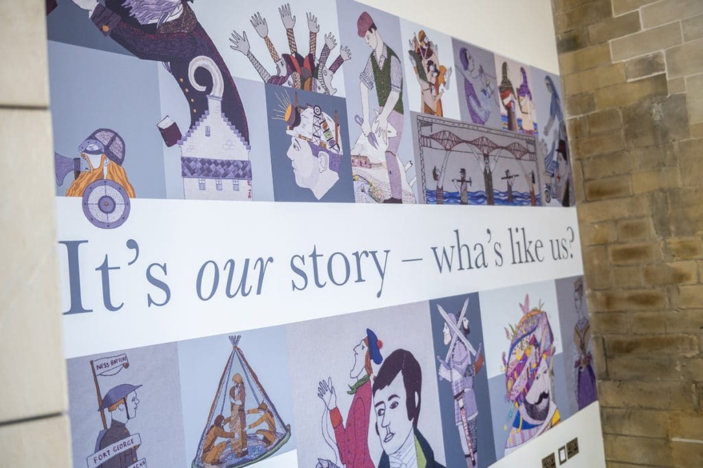 Story board The Great Tapestry of Scotland