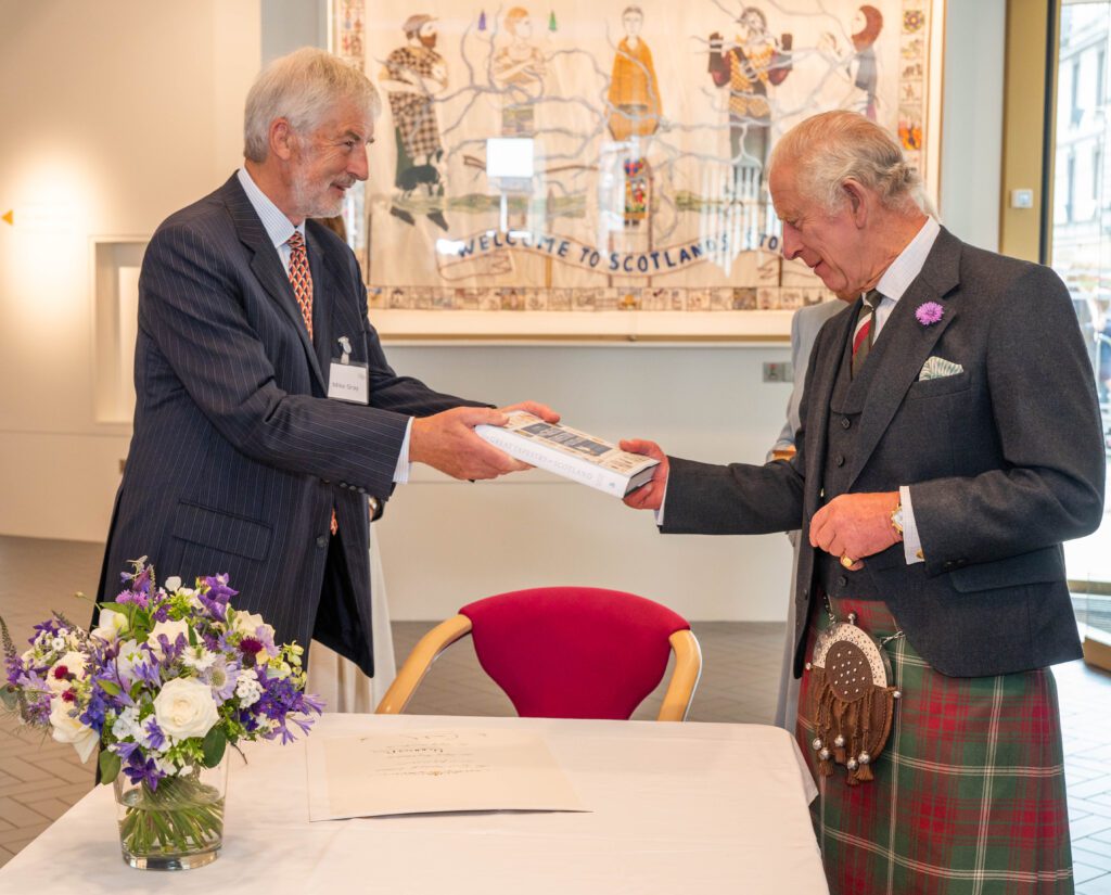 His Majesty is present with the Great Tapestry of Scotland Book by Mike Grey
